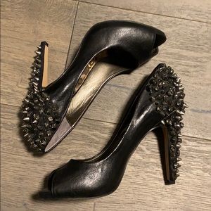 Sam Edelman Studded Peep toe pumps in 7.5